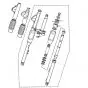 Scheinwerferhalter Montagesatz Yamaha FS1
