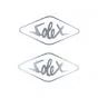 Aufklebersatz Solex Silber 70X33MM