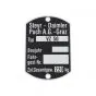 Typenschild Puch VZ50