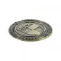 Emblem Sticker Puch Logo Metall Gold 47MM