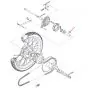 Abstandhalter Hinterrad Yamaha FS1 1975-76