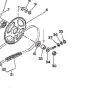 Abstandhalter mit Kragen Hinterrad Links Yamaha FS1/RD/DT Remake