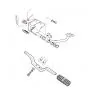 Bremspedal Feder Halter Puch Monza