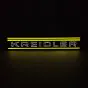 Lampe Kreidler Streifen LED Gelb