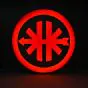 Lampe Kreidler Logo LED Rot