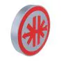 Lampe Kreidler Logo LED Rot