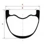 Felge Chrom 1.20 X 19 Italcerchio