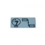 Fahrradmodus Aufkleber Yamaha FS1 52X26MM