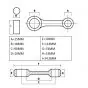 Pleuelstange Puch Maxi Top Racing