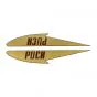 Tank Transfersatz Puch Gold/Braun