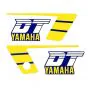 Aufklebersatz Yamaha DT50MX Gelb/Blau
