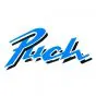Aufkleber Puch Blau/Schwarz