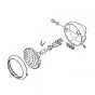 Scheinwerfer Ring Yamaha RD50MX / DT50E