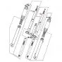 Standrohre Satz Yamaha DT50MX