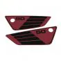 Seitenteilaufkleber Yamaha FS1 3E8 Violett/Schwarz