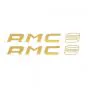 Aufklebersatz Kreidler RMC S Gold 195X30MM