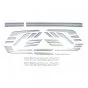Aufklebersatz Zundapp 529/530 - Silber/Grau