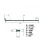 Speichen 2.6 X 160MM Verzinkt