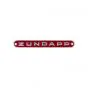 Emblem Zundapp Aluminium Rot