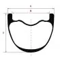 Felge Chrom 1.85 X 12 Italcerchio Puch Magnum X
