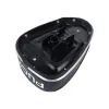Sattel Oldtimer Schwarz Puch mit Aufdruck