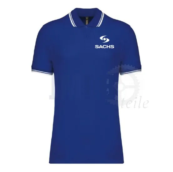 Polo Sachs Blau/Weiß