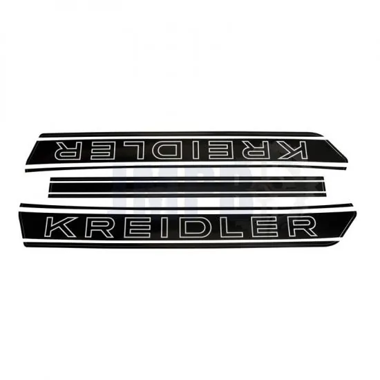 Tankaufkleber Kreidler Schwarz/Weiß
