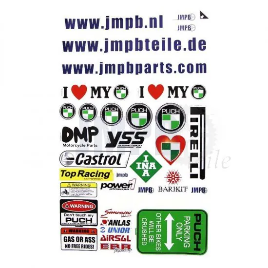 Aufklebersatz JMPB Puch