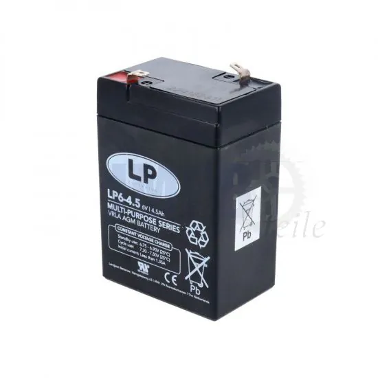 Batterie Gel 6 Volt 4.5AH / 70X47X100