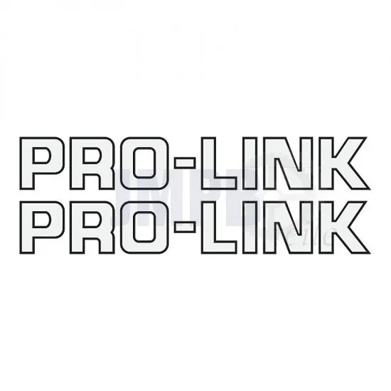 Aufklebersatz Pro-Link Weiß 16.5CM