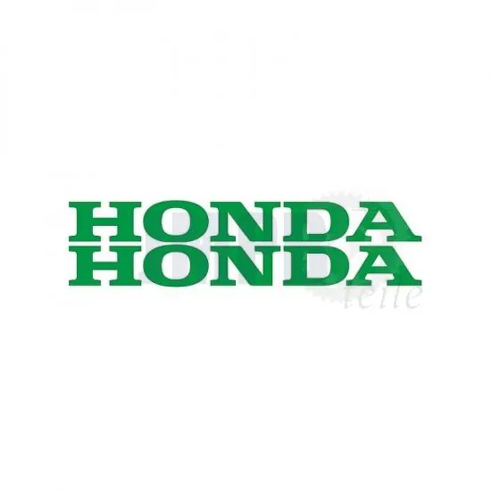 Aufklebersatz Honda Wort Grün 12CM
