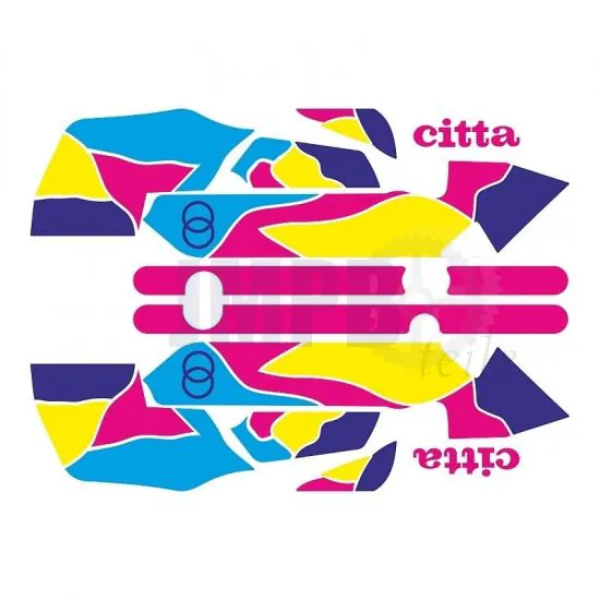 Aufklebersatz Gilera Citta Funny Cerise
