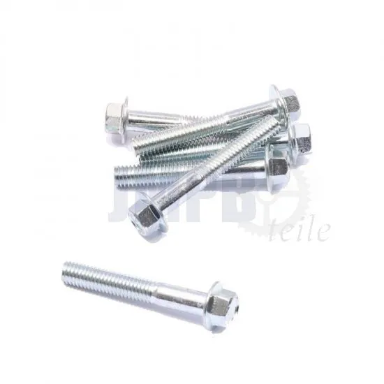Flanschbolzen Verzinkt M6X40 SW8