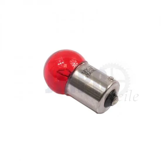 Lampe BA15 12 Volt 10 Watt Rot