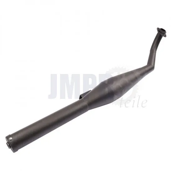 Auspuff Kreidler P6 Glaswolle-gedämpft Schwarz 32MM