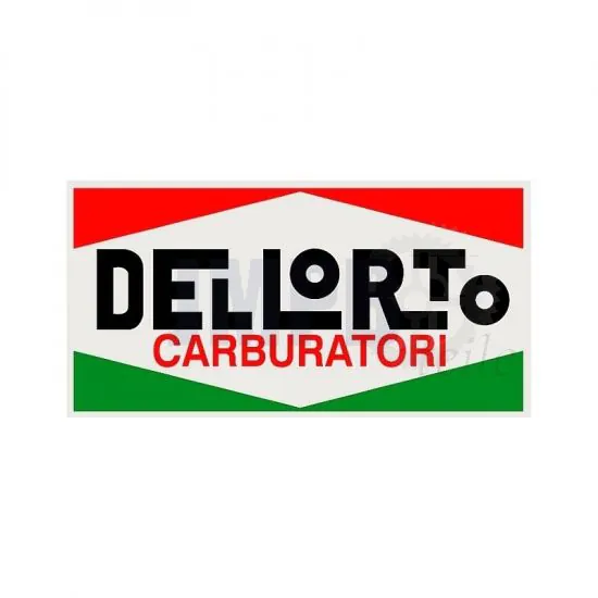 Aufkleber Dellorto 60X30MM