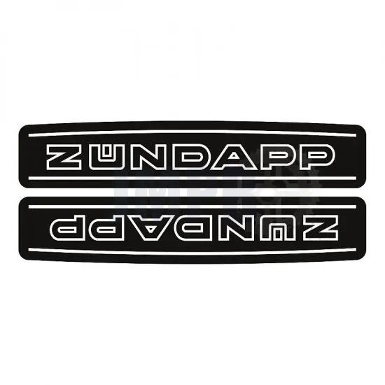 Tankaufkleber Zundapp 529 Kurzbahn Umrissen
