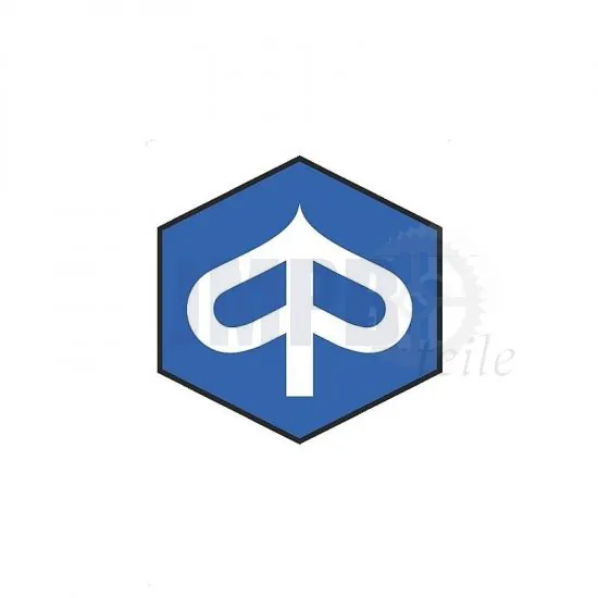Aufkleber Piaggio Logo Sechskant 100MM