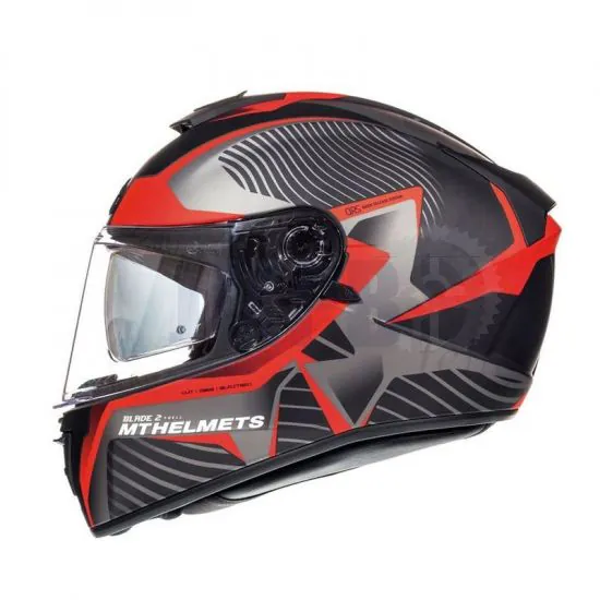 Helm MT Blade II Blaster Matt Rot Small Weg=Weg