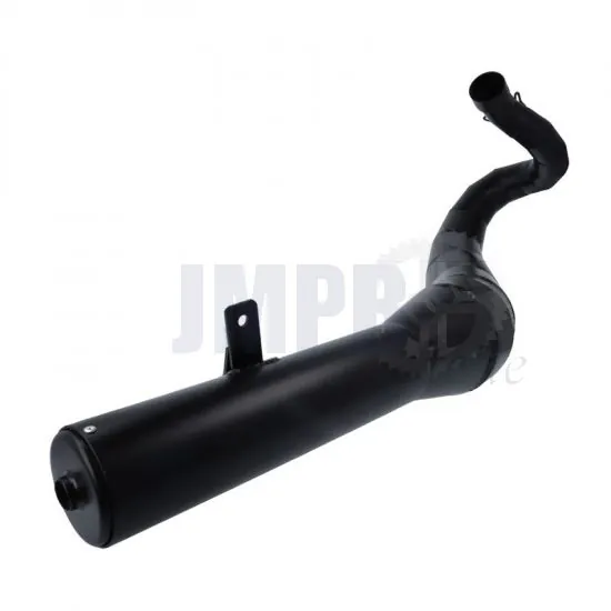 Auspuff Honda MB8 Glaswolle-gedämpft Schwarz 36MM