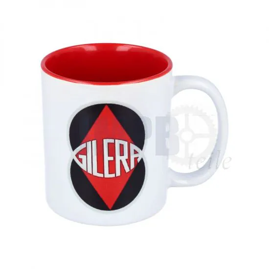 Kaffeetasse - Gilera Rot/Weiß