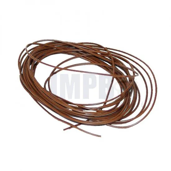 Electrischen Kabel 3 Mtr Verp. - 1.0MM² Braun