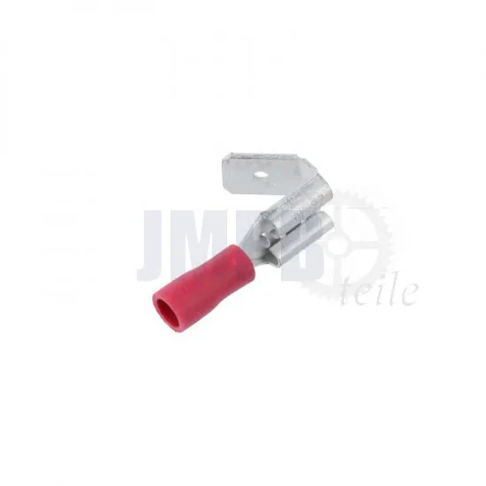 Doppelstecker isoliert Rot 6.3MM A-Qualität
