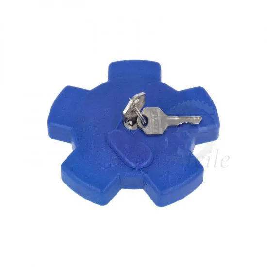 Tankverschluss Stern Blau