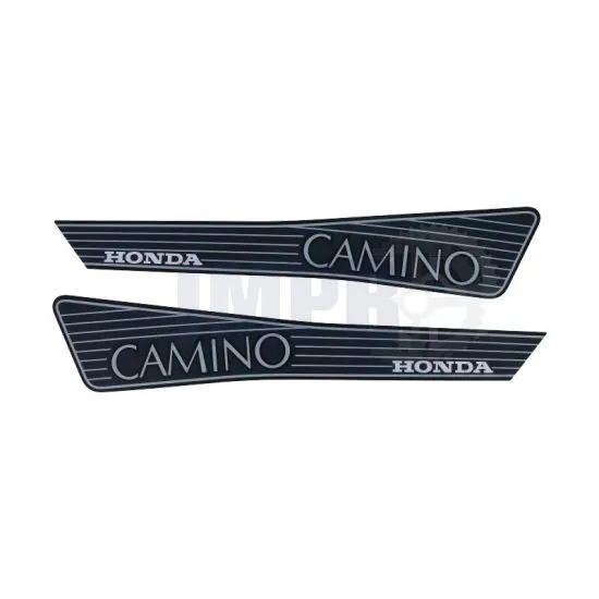 Aufklebersatz Tank Honda Camino Grau/Schwarz