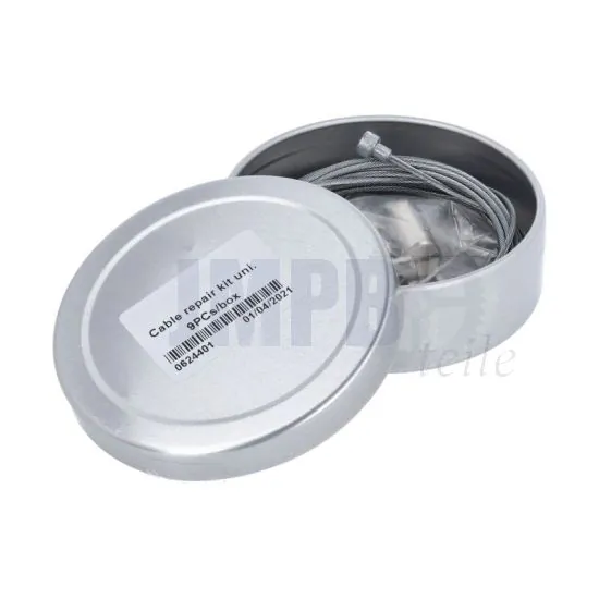 Kabelreparatieset + Nippels in Blik