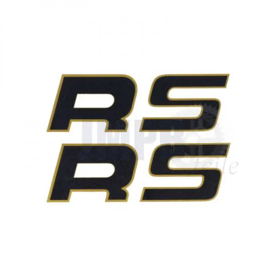 Rahmenaufkleber Satz Kreidler Schwarz/Gold RS