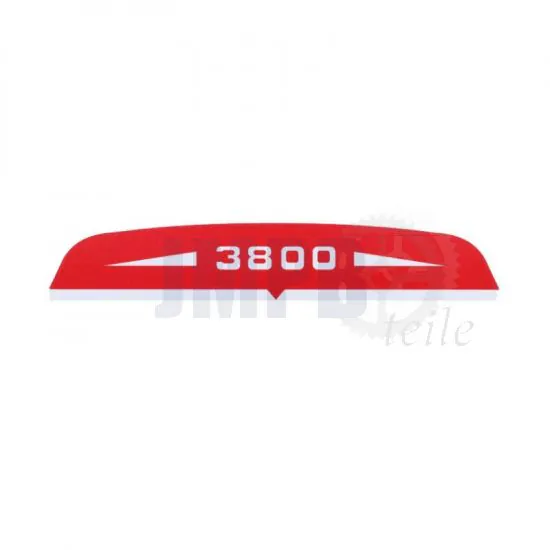 Aufkleber Solex 3800 Luftfilter Rot/Weiß
