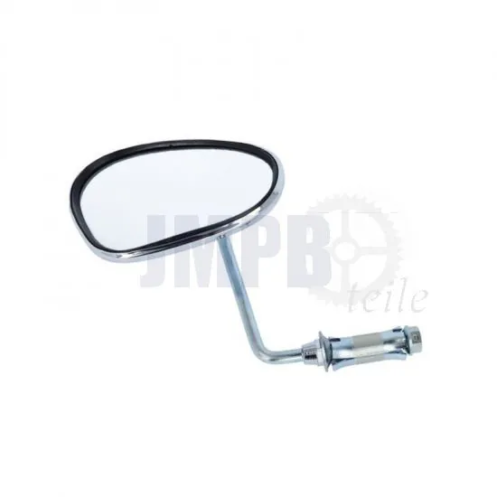 Einsteckspiegel BUMM Chrom Links Verkleinerndem Glas