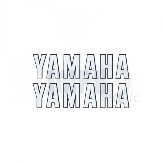 Aufklebersatz Yamaha Weiß Klein